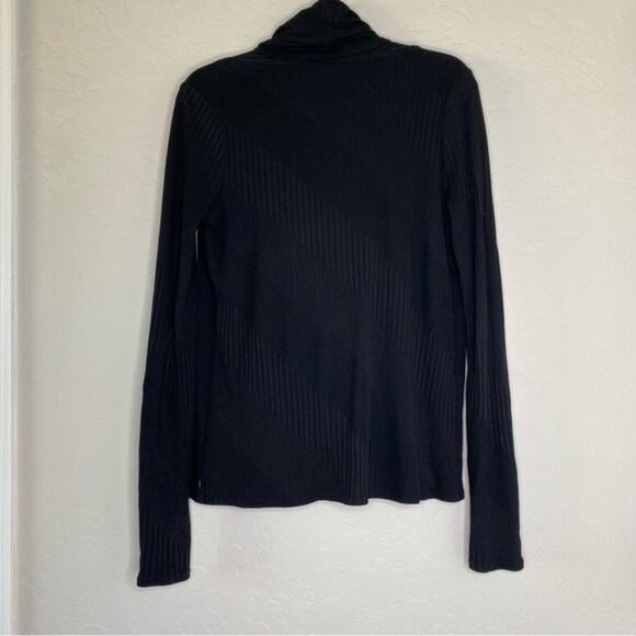 Fabletics Black Austin Wrap Thumb Hole Twist Front Cardigan Small - Picture 9 of 10